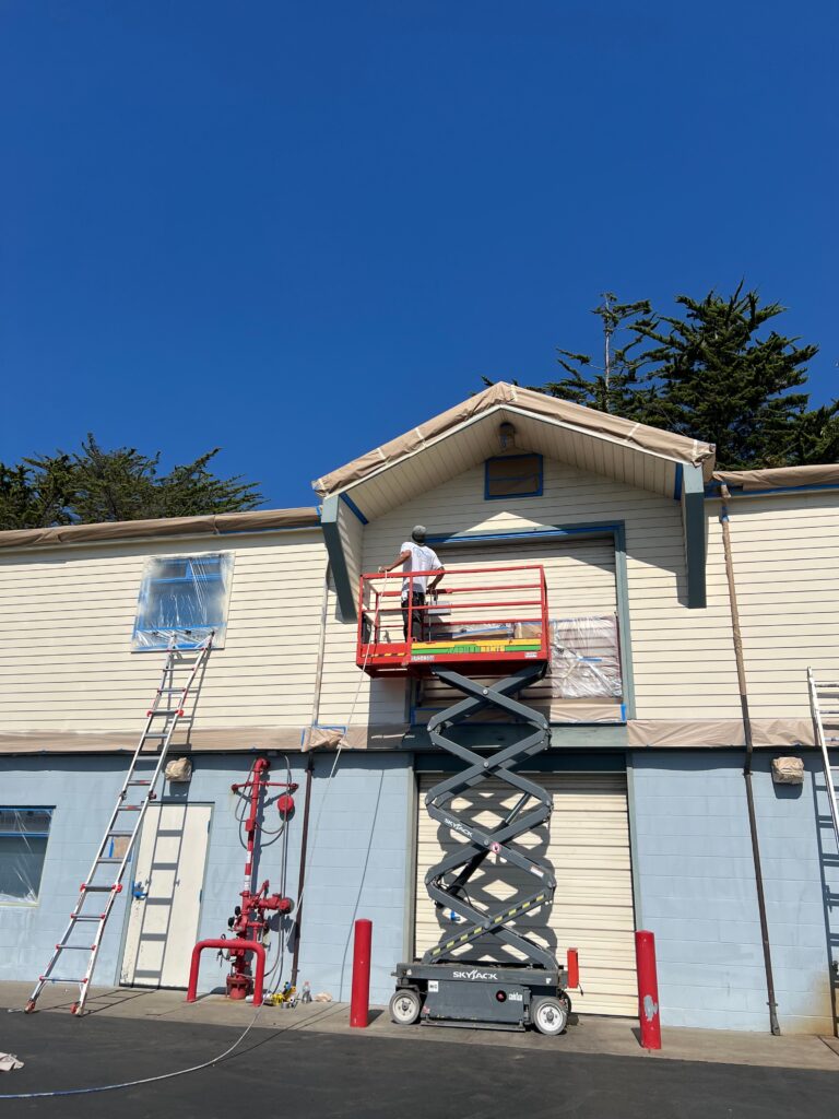 Pacific palisades painting